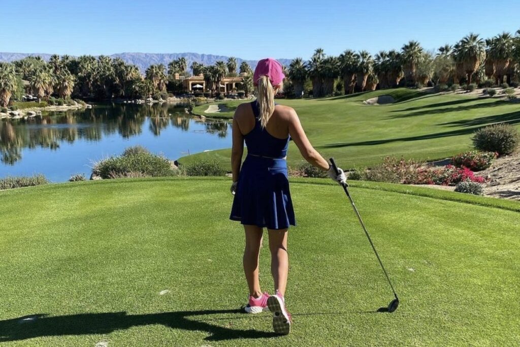 golfing